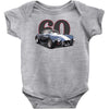 1960 ac cobra, `classic car ideal birthday gift present. Baby Bodysuit