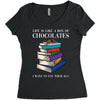 life is like a box of chocolates i want to eat them all Women's Triblend Scoop T-shirt