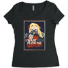 yo joe Women's Triblend Scoop T-shirt