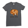 beagle bagel Ladies Fitted T-Shirt