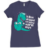 t rex skipped too many arm days Ladies Fitted T-Shirt