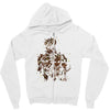 the evolution of groot Zipper Hoodie