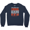 liberal for halloween (mp) Crewneck Sweatshirt