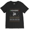 aquarius christmas ugly sweater V-Neck Tee
