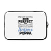 awesome poppa Laptop sleeve