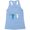 bad sock puppet Racerback Tank