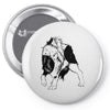 wolf Pin-back button