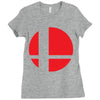 smash bros tribute unisex vinyl Ladies Fitted T-Shirt
