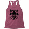 lumberjack skull Racerback Tank