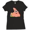 patrick star Ladies Fitted T-Shirt