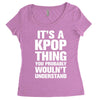 it's a kpop thing you probably wouln't understand Women's Triblend Scoop T-shirt