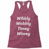 wibbly w0bbly Racerback Tank