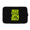 Jedi On The Streets Sith In The Sheets Laptop sleeve