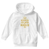 Kings Are Born In March Youth Hoodie