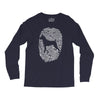 boxer fingerprint Long Sleeve Shirts