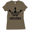 the dude abides Ladies Fitted T-Shirt