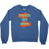 teachers love brains Crewneck Sweatshirt