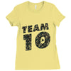 team 10 Ladies Fitted T-Shirt