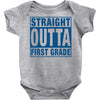 straight outta first grade Baby Bodysuit