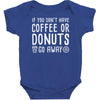coffee or donuts Baby Bodysuit