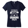 Awesome Grandma Looks Like Women's V-Neck T-Shirt