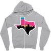 san antonio skyline spurs Zipper Hoodie
