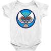 lucha libre   blue Baby Onesie