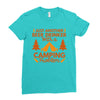 camping Ladies Fitted T-Shirt