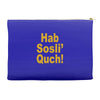 hab sosli' quch! klingon funny geek nerd sci fi alien conventions shir Accessory Pouches