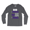 my dad was so brave god made him an angel Long Sleeve Shirts