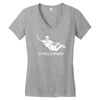 totally board skateboard Women's V-Neck T-Shirt