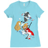 revenge of the damsels Ladies Fitted T-Shirt