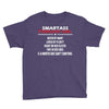 Smartass February Girl Youth Tee