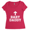 baby daddy funny new Women's Triblend Scoop T-shirt