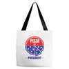pizza for prez Tote Bags
