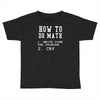 math Toddler T-shirt