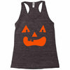 fun face pumpkin Racerback Tank