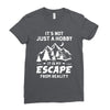It's Not Just A Hobby It Is My Escape From Reality Ladies Fitted T-Shirt