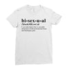 Bisexual Dictionary Ladies Fitted T-Shirt