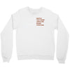couple biker Crewneck Sweatshirt
