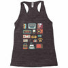 vintage electronic retro technology Racerback Tank