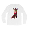 floral fox Long Sleeve Shirts