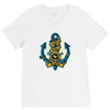 king of pirates anchor V-Neck Tee
