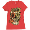 death flower Ladies Fitted T-Shirt