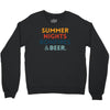 Summer Night Bonfires Beer Crewneck Sweatshirt