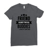 friend forever buddies Ladies Fitted T-Shirt