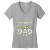 proud army dad 5 Women's V-Neck T-Shirt