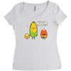 so corny Women's Triblend Scoop T-shirt