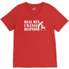 real men change diapers V-Neck Tee