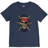pirate zombie skull V-Neck Tee